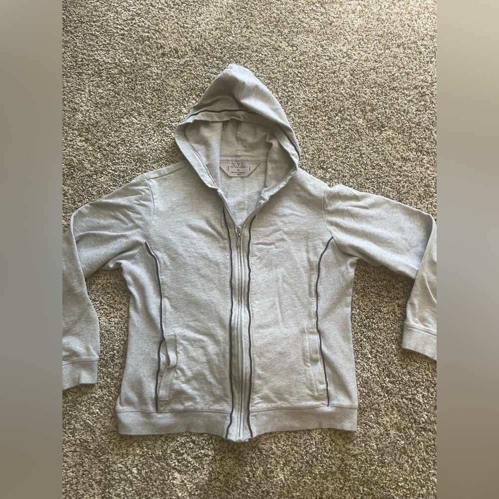 NYL. Kids zip up sweater size extra large.